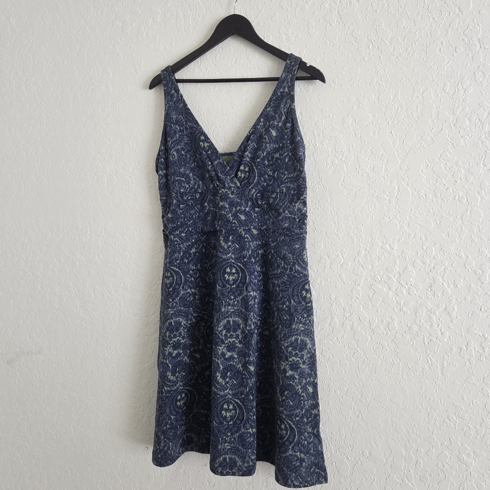 Patagonia Women's Margot Organic Cotton Spandex V Neck Stretchy Dress - Picture 2 of 6